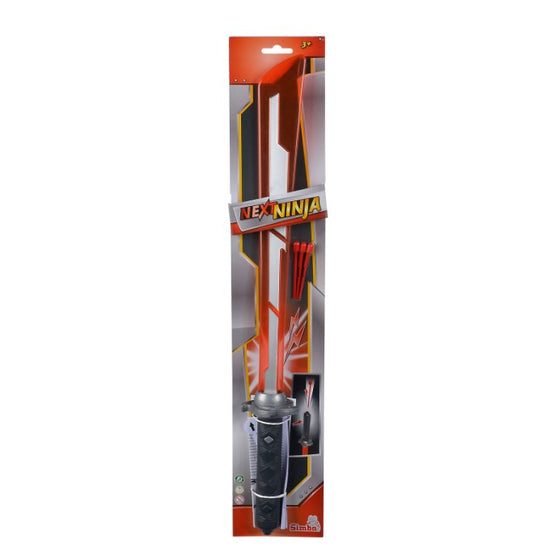 Next ninja czerwony miecz na baterie 60cm + strzałki