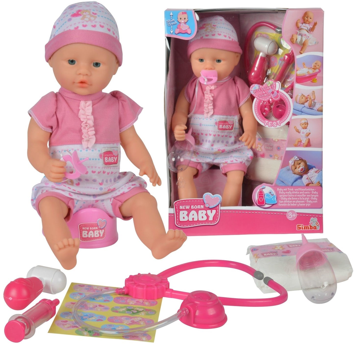 New Born lalka Doktor z akcesoriami 503-2355