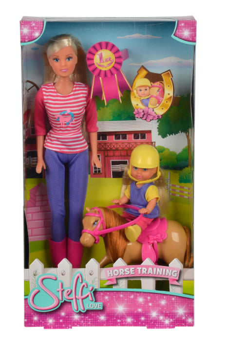 Steffi i Evi z konikiem 573-8051