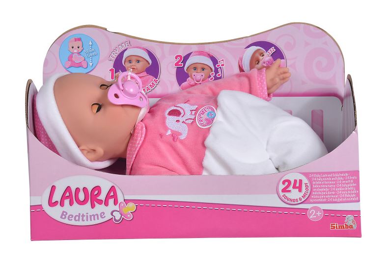 Laura 38cm śpiąca mama-tata dźwięki 514-9466