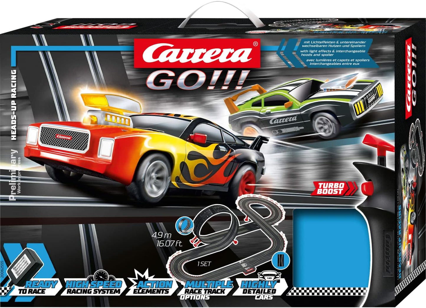 CARRERA GOtor 4,9m Heads-Up Racing 20062555