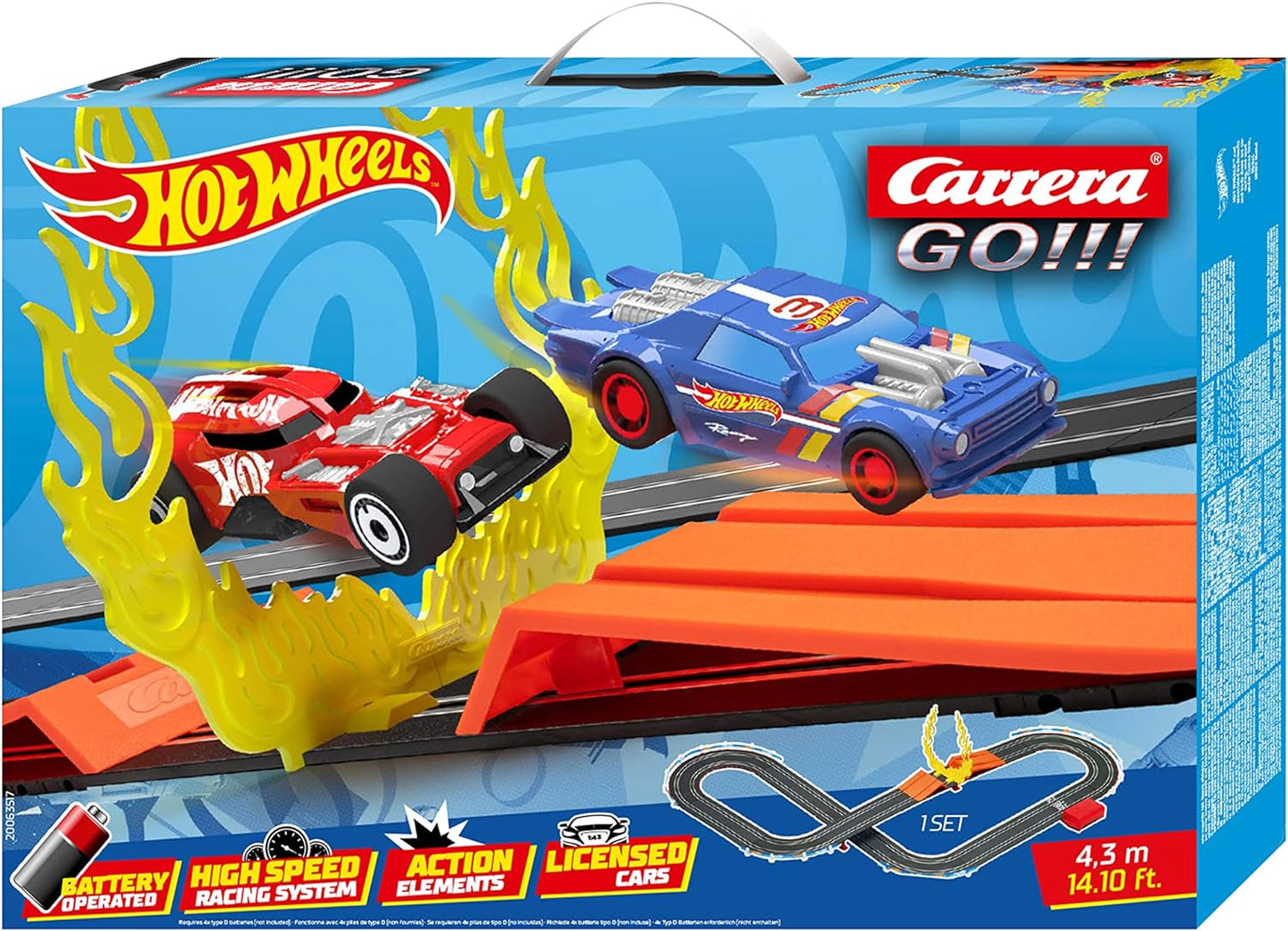 CARRERA GOtor Hot Wheels 4,3m 20063517