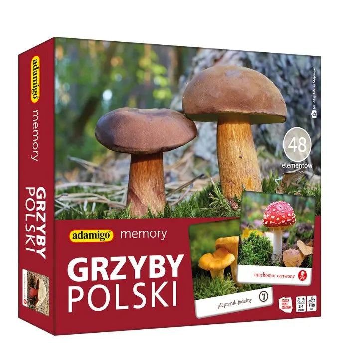 Grzyby polski gra memory