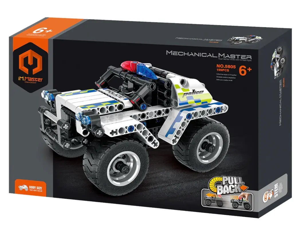 Immaster klocki auto policja 199 elementów