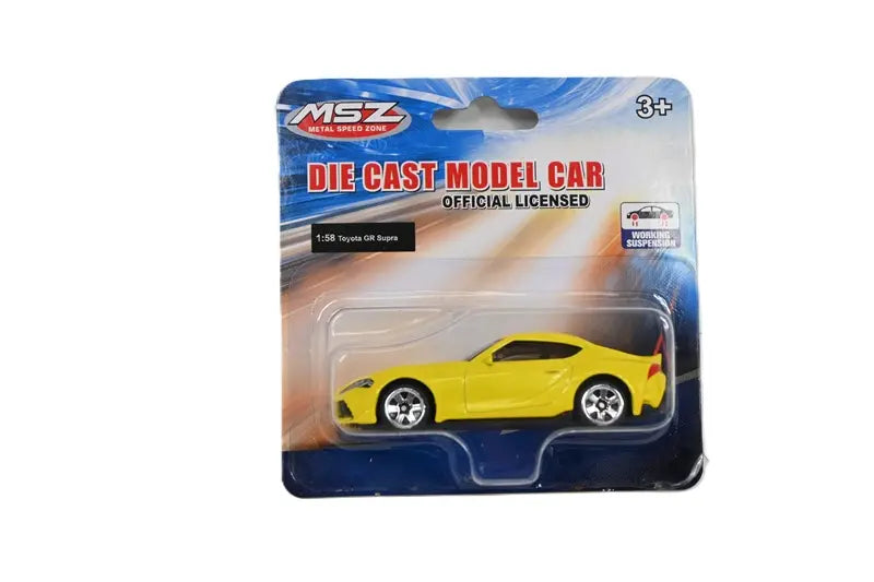 Model Toyota GR Supra żółty 1:58