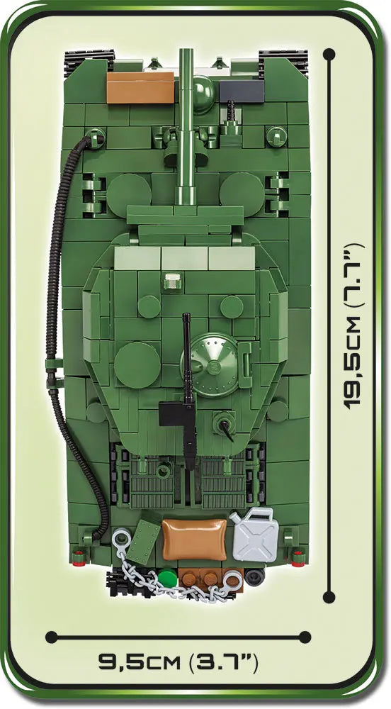 COBI HC WWII Sherman M4AE2 Jumbo 2fig.720kl 2550