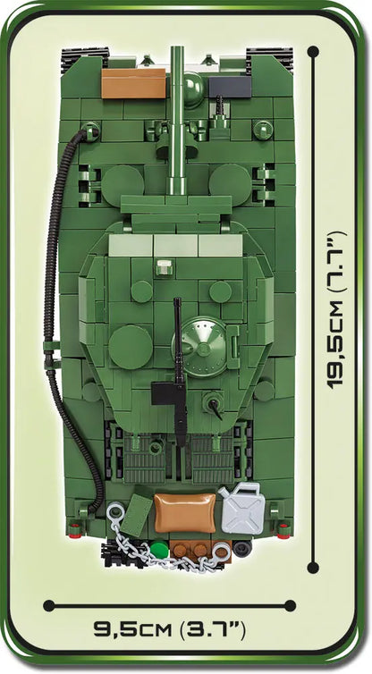COBI HC WWII Sherman M4AE2 Jumbo 2fig.720kl 2550