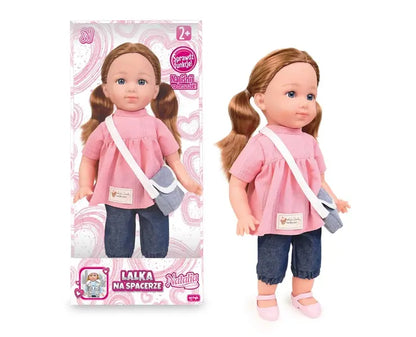 Natalia lalka 36cm w różowej tunice