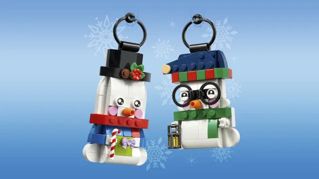 Lego Iconic - Ozdoby z bałwankami