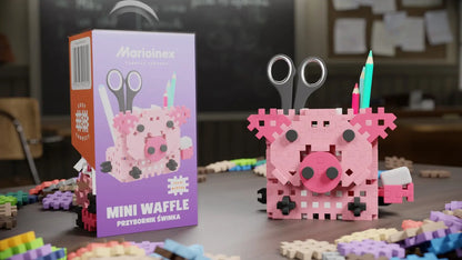 Klocki wafle mini 70szt Przyb.Świnka 05722