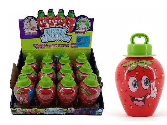 Bańki mydlane truskawka 50ml 12cm niekapki