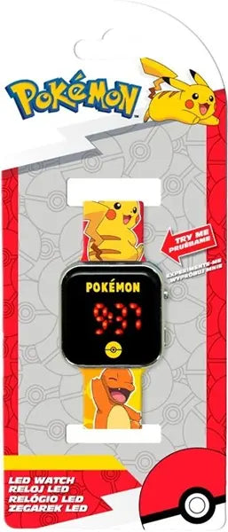 Pokemon - zegarek LED cyfrowy