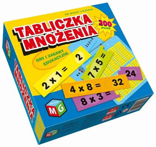 Tabliczka mnożenia- gry i zabawy edukacyjne