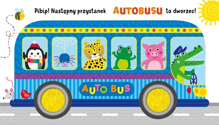 Książka sensoryczna i dźwiękowa - Pojazdy