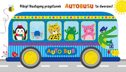 Książka sensoryczna i dźwiękowa - Pojazdy