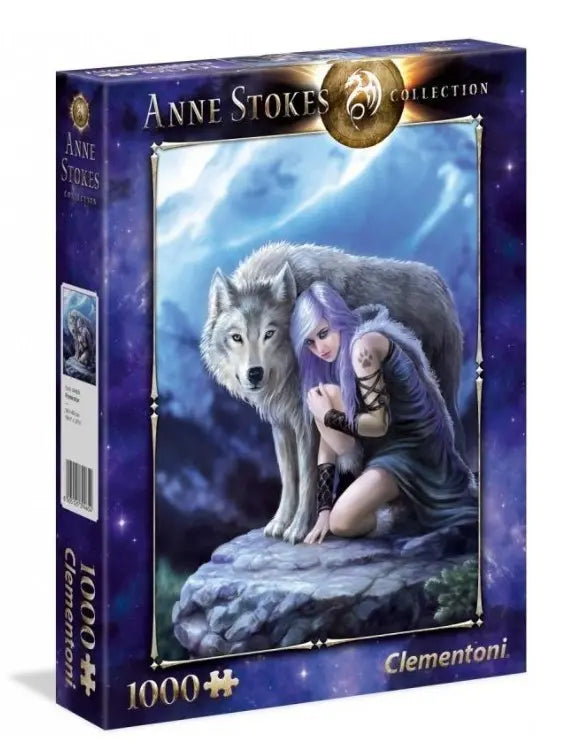 Clementoni puzzle 1000 elementów Anne Stokes Collection - Wilk