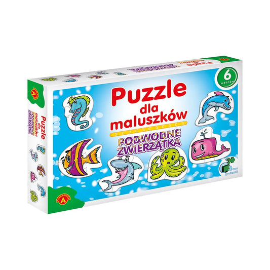 Puzzle dla maluszków - podwodne zwierzątka 0536