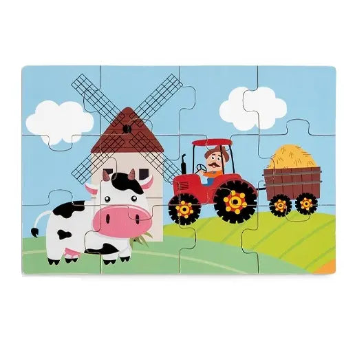 Puzzle drewniane - 4 obrazki