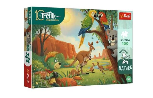 Puzzle 100 elementów Inspired by Nature - Koala i kangury