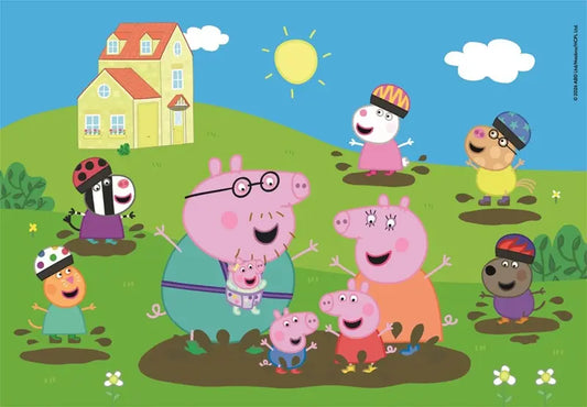 Puzzle 104 maxi SuperKolor Peppa Pig