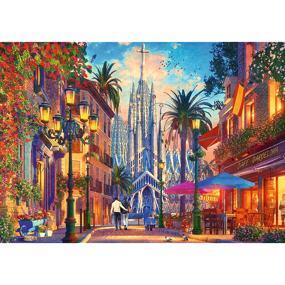 Puzzle 1000 elementów barcelona hiszpania