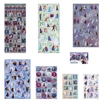 Super set naklejki Frozen, 8 arkuszy