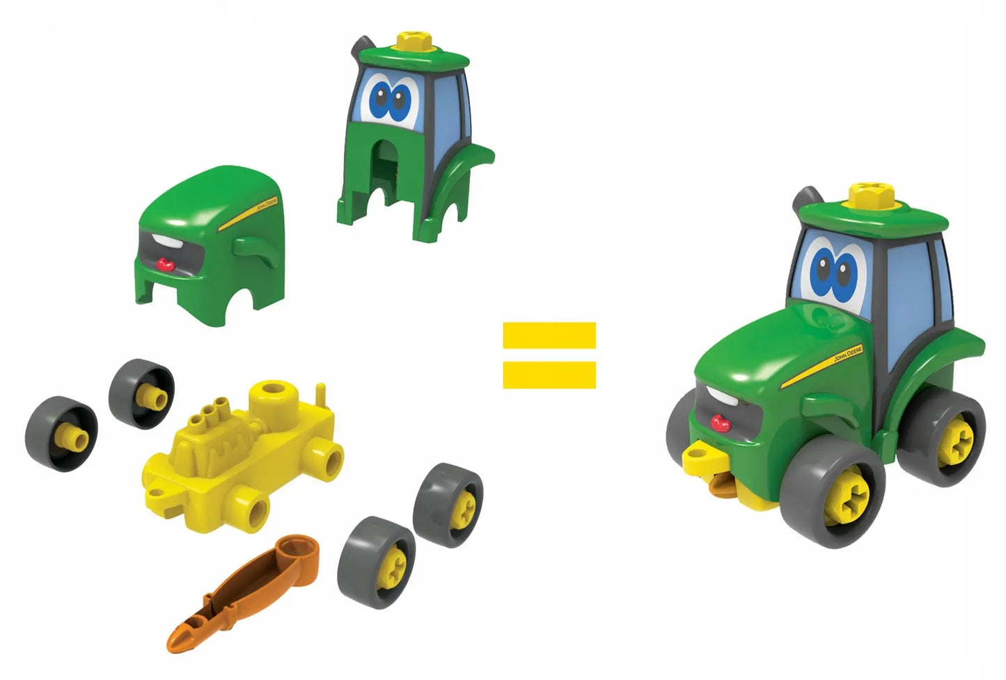 John deere zbuduj mini traktorek johnny