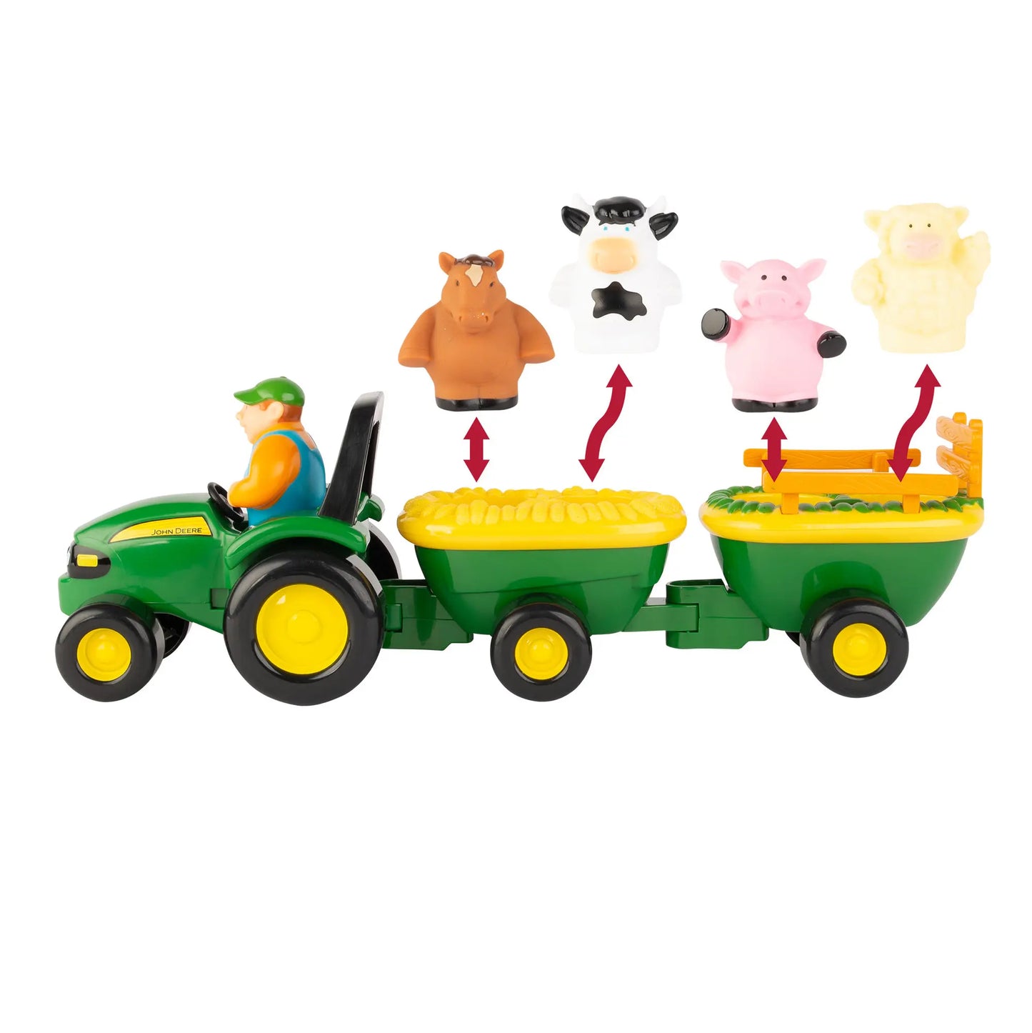 John deere wesoła zabawa ze zwierzątkami