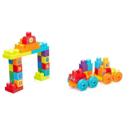 Fisher-Price MEGA BLOKS Edukacyjny pociąg ABC