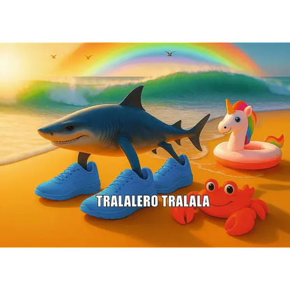 Puzzle 200 el. BrainRots, Tralalero Tralala