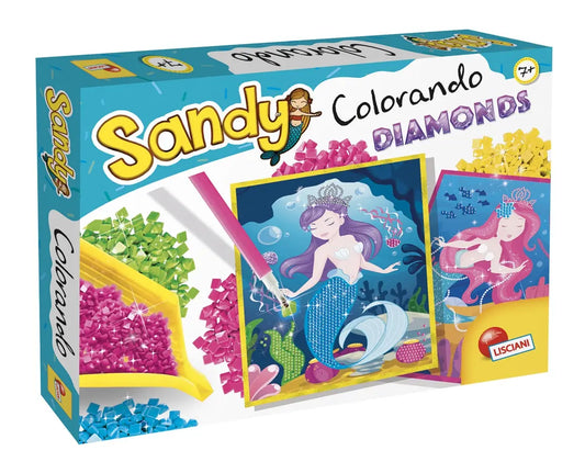 Lisciani Sandy Colorando! Kolorowanie diamentami
