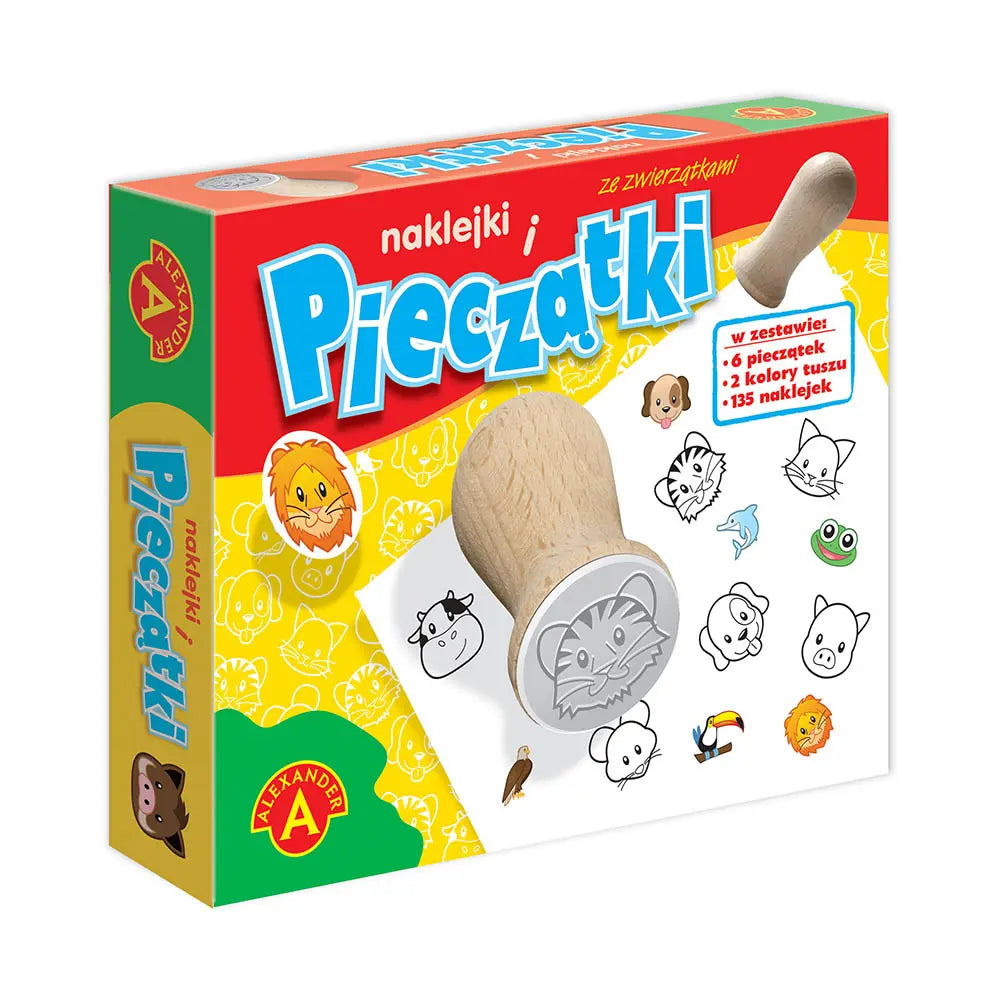 Pieczątki i naklejki ze zwierzątkami 17656