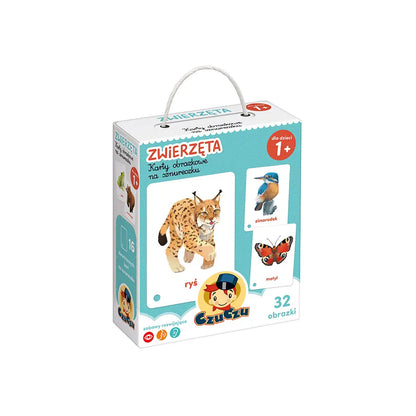 CzuCzu Karty obrazk.n/sznureczku Zwierzęta 62145