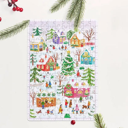 Puzzlove Zima - 4 układanki po 150 elementów