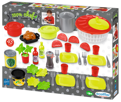 Ecoiffier 100% Chef zestaw sałatkowy