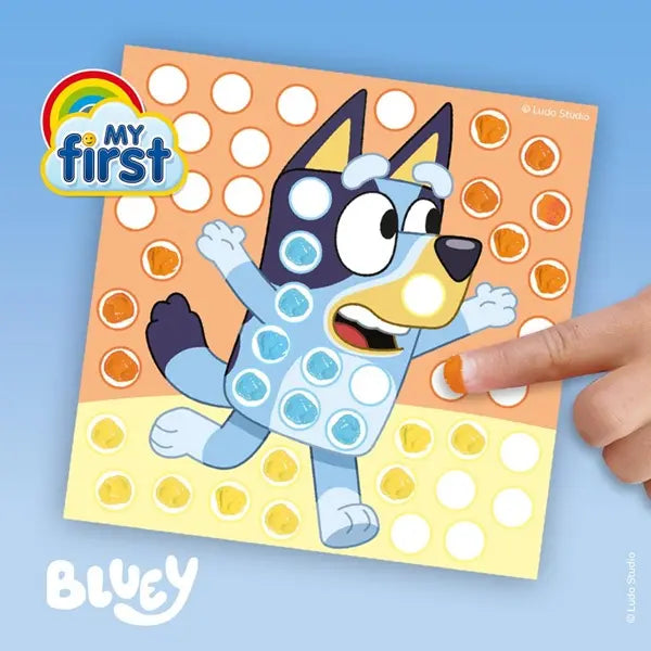 Bluey malowanie palcami