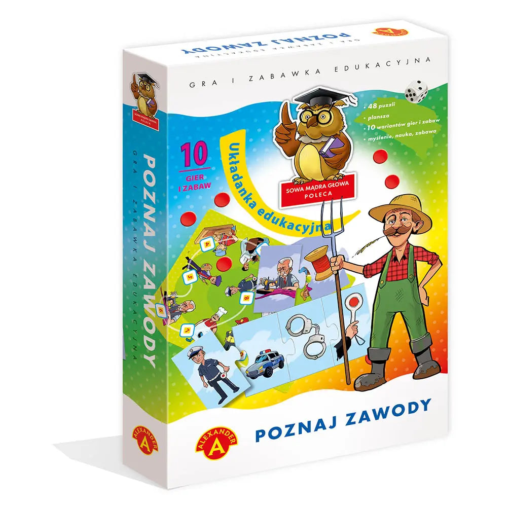 Poznaj zawody - układanka edukacyjna 1326