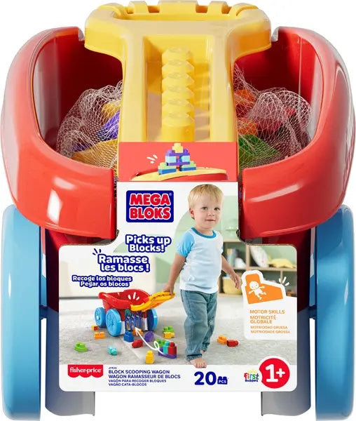 MEGA BLOKS wagonik+klocki JFR30 /2