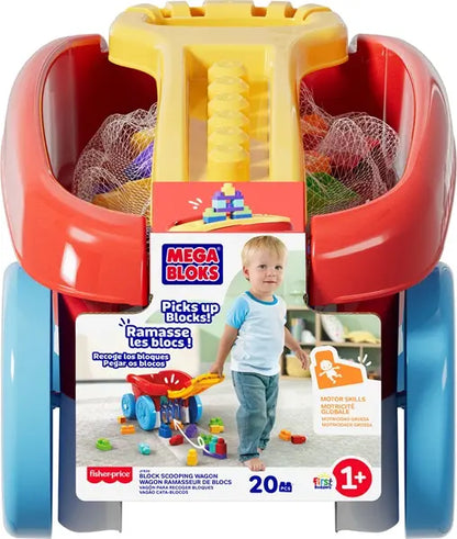 MEGA BLOKS wagonik+klocki JFR30 /2