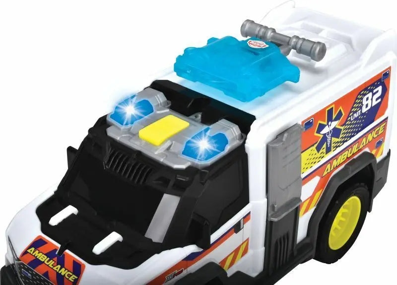 Dickie ambulans biały 30cm z funkcją światła i dźwięku