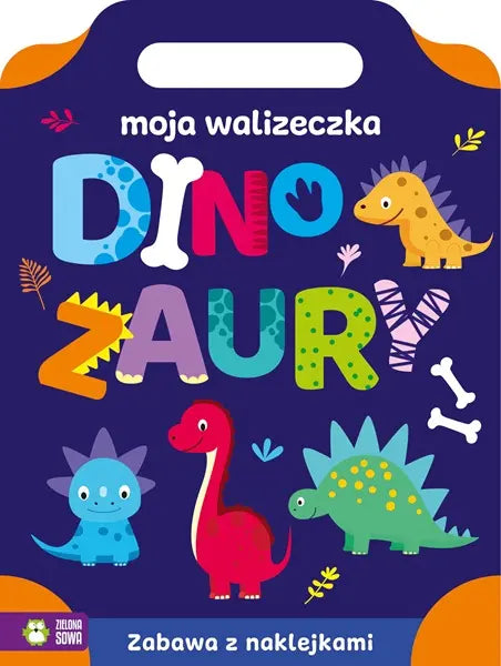 Kolorowanka - Moja walizeczka. Dinozaury