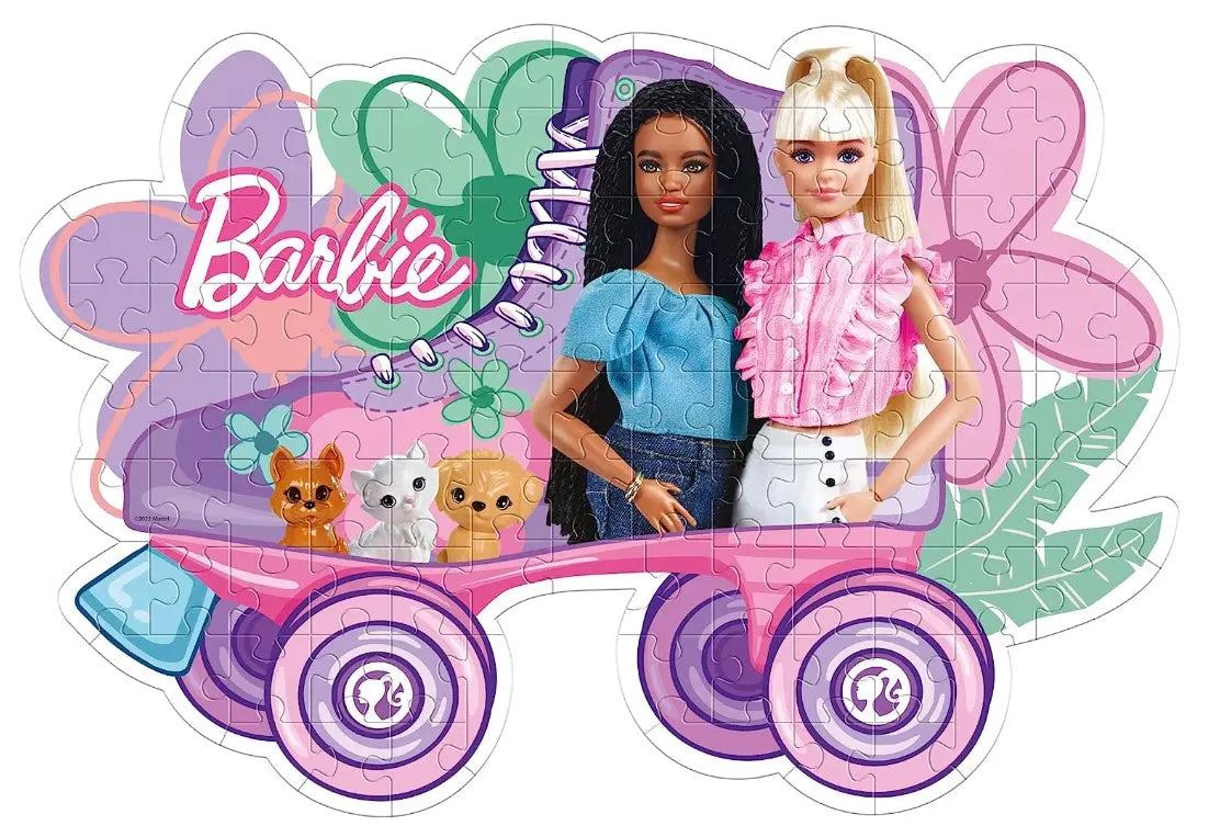 Puzzle shape barbie 104 elementy