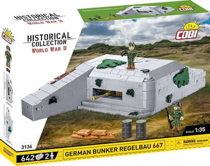 Historical Collection WWII - German Bunker Regelbau 667 - 642 klocki