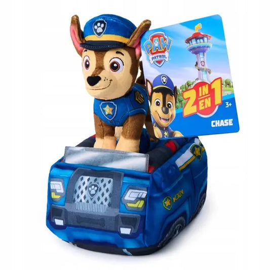 Psi Patrol - pluszowy Chase w pojeździe