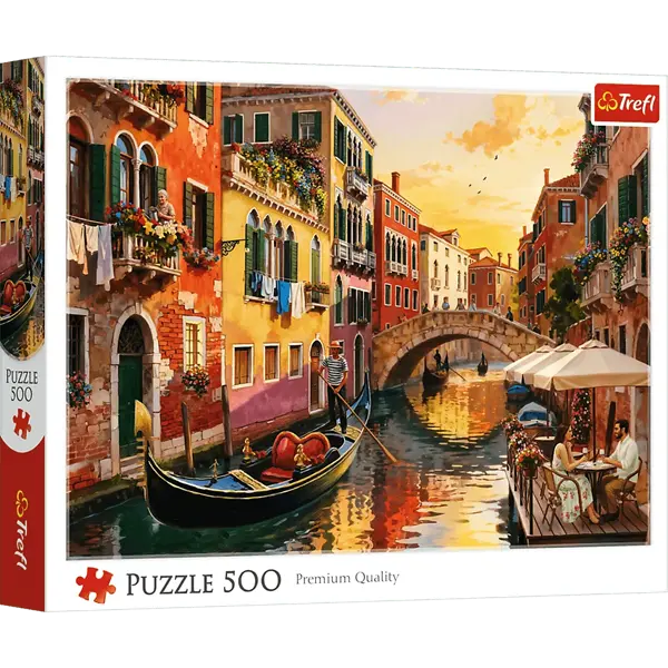 Puzzle 500 el. Wenecja o zachodzie słońca
