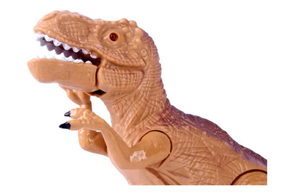 Dinozaur T-Rex - światło i ryk