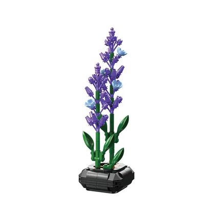 Klocki - Lawenda w doniczce 23 cm, 205 elementów