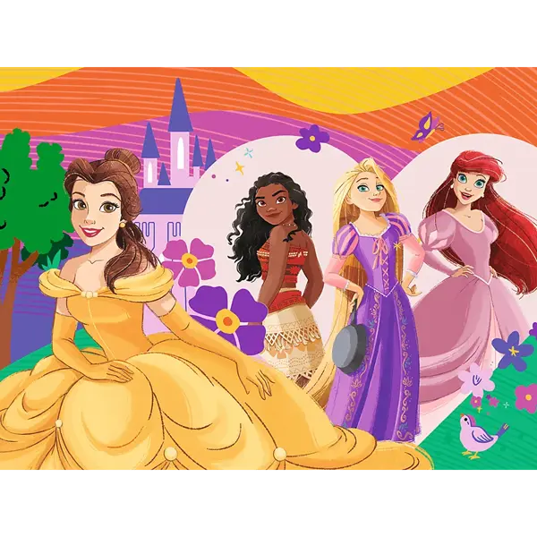 Puzzle Premium Plus Kids, Disney 30 el. Księżniczki i przyjaźń