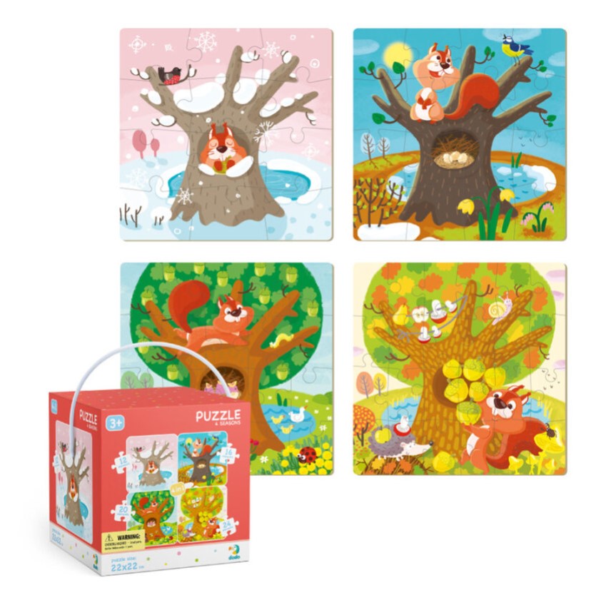 Puzzle 4w1 Pory Roku DOB0125 40318