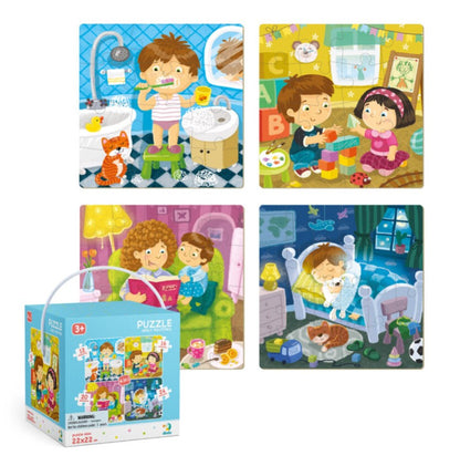 Puzzle 4w1 Mój Dzień DOB0130 40325